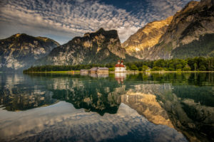 Germany, Bavaria, Berchtesgadener Land, Berchtesgaden, Schönau am Königssee, church St. Bartholomä, Germany, Bavaria, Berchtesgadener Land, Berchtesgaden, Schönau am Königssee, church St. Bartholomä,